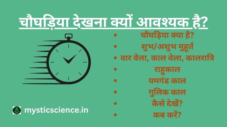 Choghadiya Muhurat Kya Hota Hai?